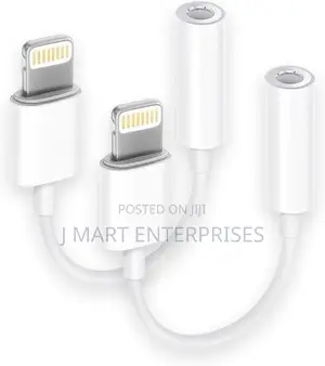 2 Pack Lightning to 3.5 Mm Headphone Jack Adapter
