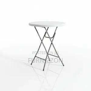 Plastic Foldable High Bar Table 80×71cm – Strong Stylish