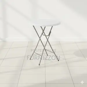 Durable Plastic Foldable High Bar Table for Indoor Outdoor Use