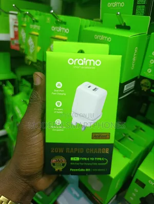 Oraimo 20w Fast Charging Charger With Dual Output