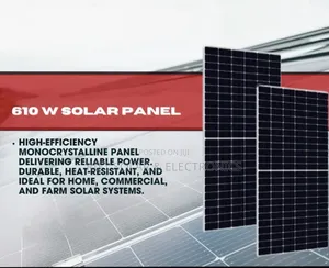 610 Watts - 49 Volts Bifacial Monocrystalline Solar Panels Offer Offer