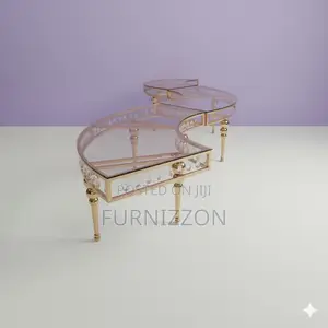 Elegant Gold Moon Table for Home, Office Lounge