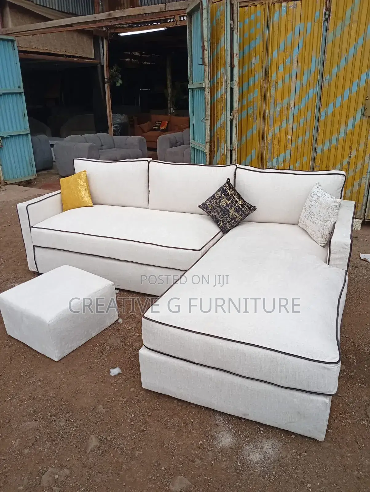 A Fancy L-Shape Sofa
