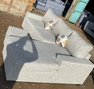 A Light Grey 5 Seater Fancy Sofa