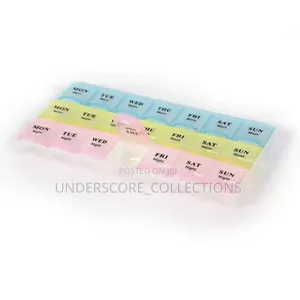 21 Grid Medicine Organizer