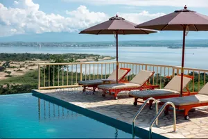 Mahogany Wooden Sunbeds Loungers