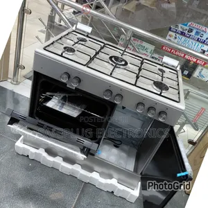 "Simfer 5g Standing Cooker – 5 Gas Burners + Electric Oven – 90x60cm
