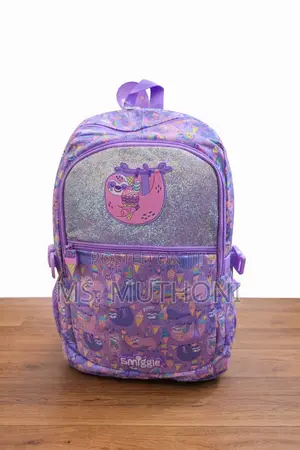 Smiggle Unicorn/ Sea Horse Backpack in Purple Blue