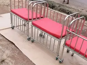 Stainless Steel Hospital Baby Cot