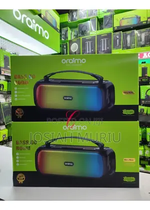 Oraimo Obs-75d Bass Go Boom 30w Wireless Speaker, Black