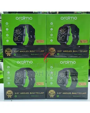 *
Oraimo Watch Nova 2 Osw-814 2.01" *Amoled* Anti-Scratch Smart Watch