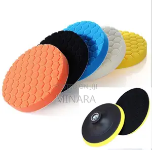 7 Pcs, 6” Inch / 150mm Polishing Foam Pads, Car Buffing, Waxing