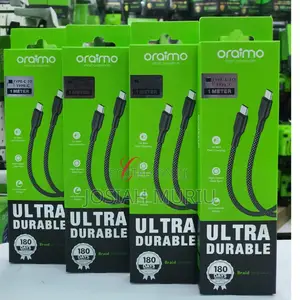 Oraimo Braid Ocd-152cc *60w Type C to Type C Braided* 3a Data Cable