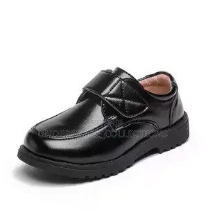 *Boys Black Oxford Leather School Shoes*