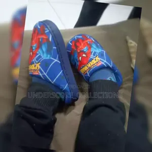 Cartoon Themed Furry Indoor Slippers for Kids