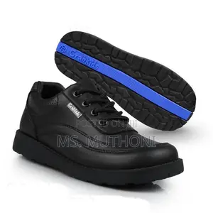 Original Boxed Leather / Rubber Sole Crab Kids School Shoes (37-42)