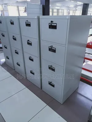 Secure 4-Drawer Filing Cabinet for Office Use