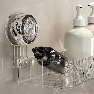 Suction Cup Bathroom Storage Rack