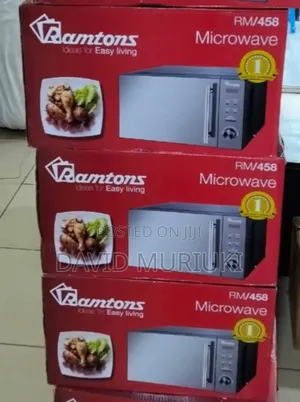 Quality Ramtons 20litres Digital Microwave Rm 458 (Silver Glass)