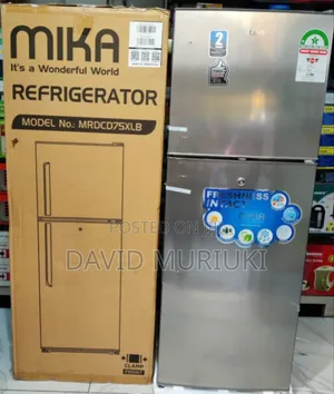 Modern Mika Fridge Double Door 138litres