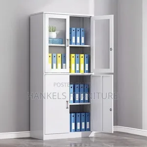 Half Glass Filing Cabinet for Office Storage