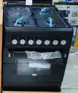 Mika Standing Cooker Mc 3 Gas + 1 Electric, 58cm X58cm Mst58u31e3blem