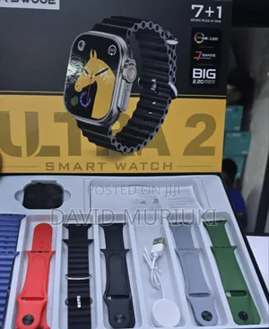 Ma-Sw002 Ultra 2 Smart Watches Ultra 7 Strap + 1 Smart Watch