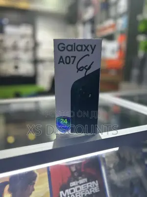 New Samsung Galaxy A07 4G 64 GB Black
