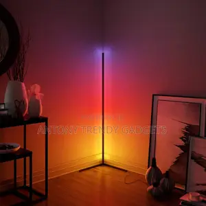 Modern Led Floor Lamp Music Sync Remote Control