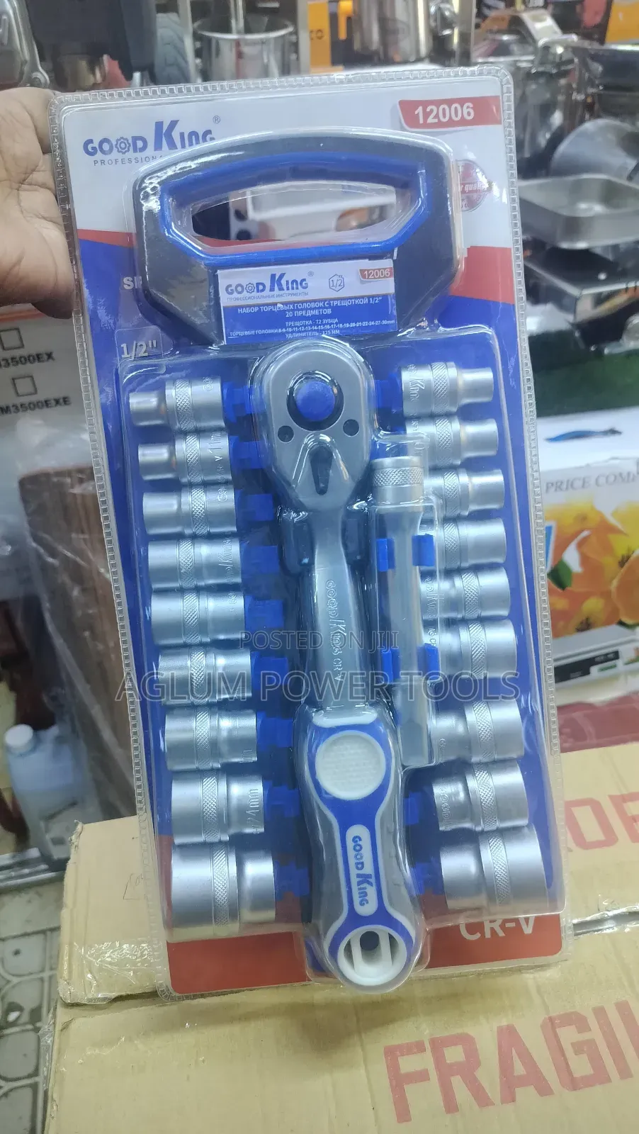 Ratchet Socket Spanner With Sockets