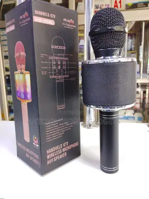 Handheld KTV Ws-858l Karaoke Mic With Hifi Speaker