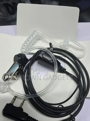 Fbi Two-Pin Radio Earpiece PTT Uv-5r Bf-888s
