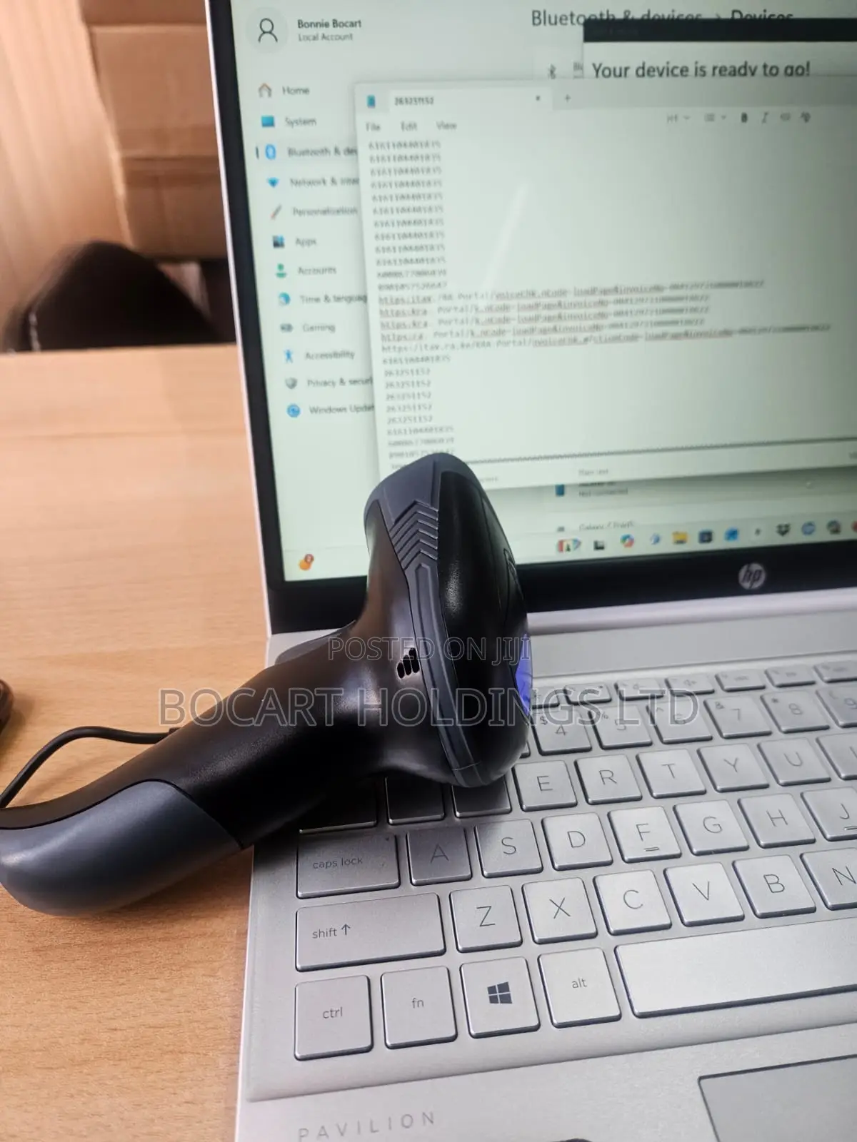 Syble 2d Wireless, Bluetooth Handheld Barcode / Qr Code Scanner