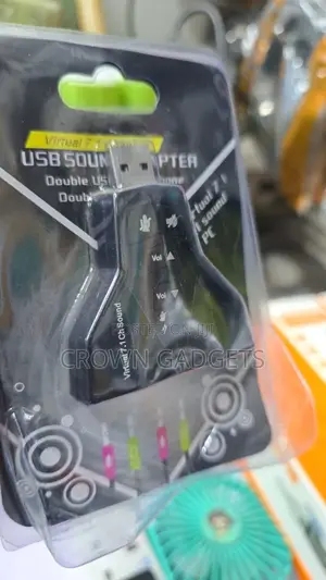 Usb Sound Card Adapter With Headphone Mic Ports