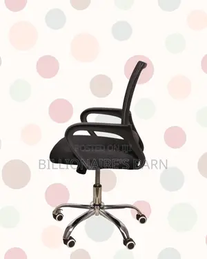 Black Compact Ergonomic Chair |Clean Executive Look for Modern Offices