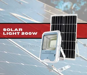 200 Watts High Quality 12 Hours Solar Floodlight Auto Light Sensor