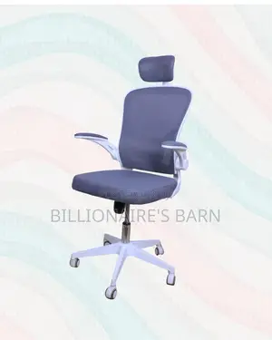 White Ergonomic Mesh Chair | Space-Saving Design for Compact Setups