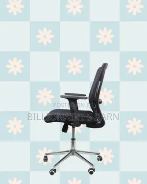 Black Origin Mesh Chair | Space-Saving Design for Compact Setups