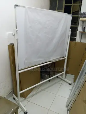 Teaching Magnetic Whiteboard With Wheeled Stand 4ftx3ft (120cmcx90cm)