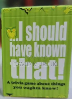 I Should Know Game