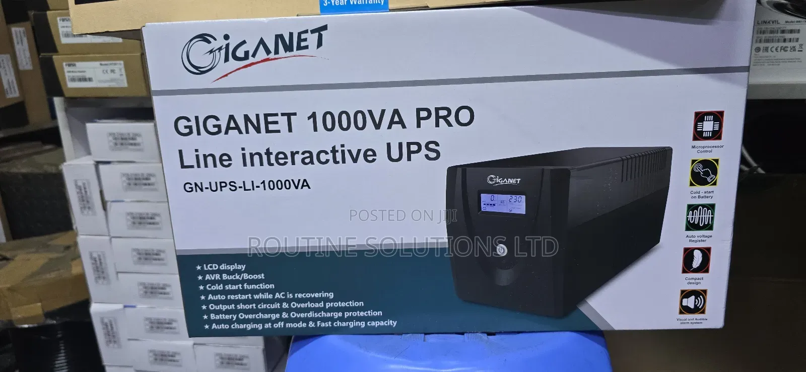 Giganet Ups 1000va Pro Line Interactive