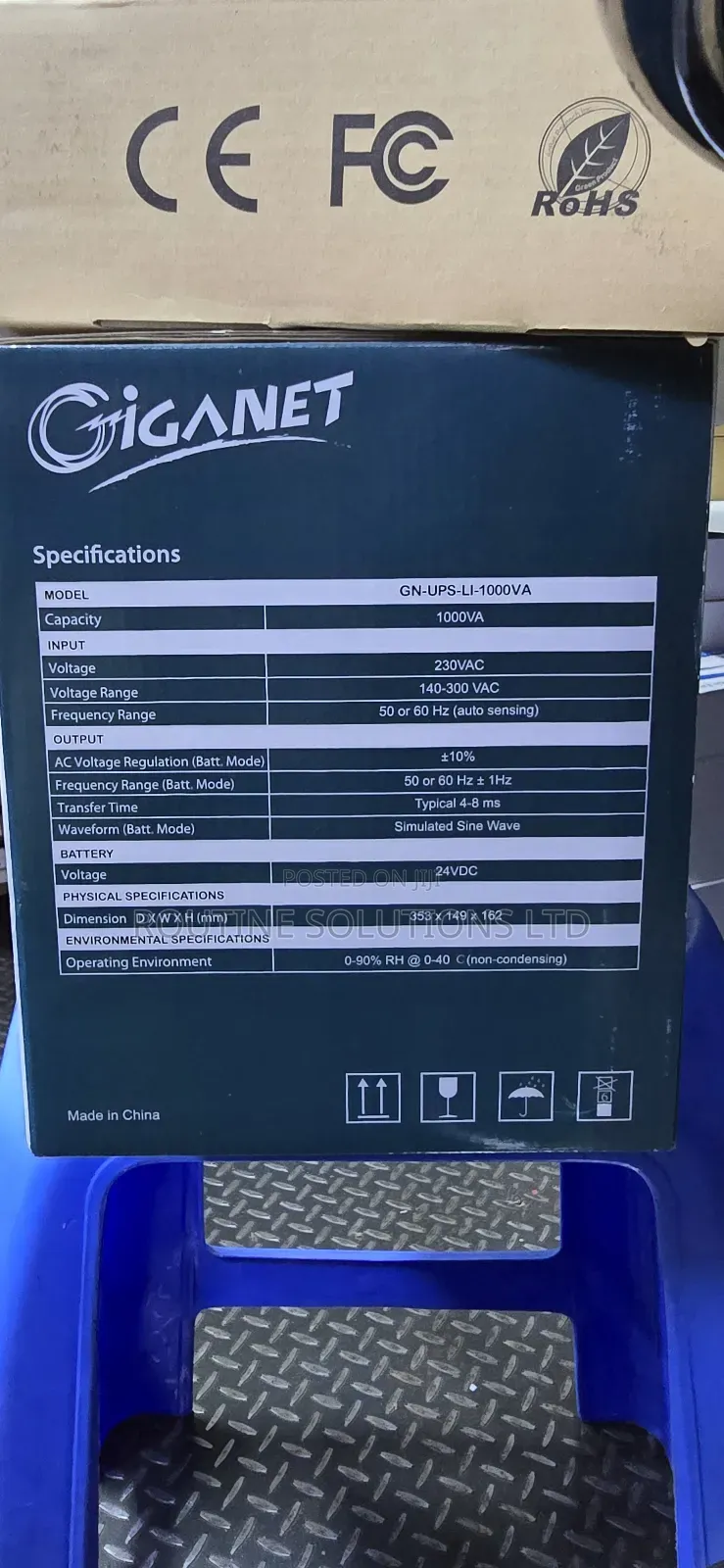 Giganet Ups 1000va Pro Line Interactive