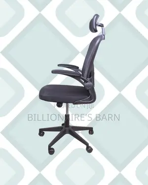 Grey Ergonomic Mesh Chair | Smooth Rolling Comfort for Busy Workdays |