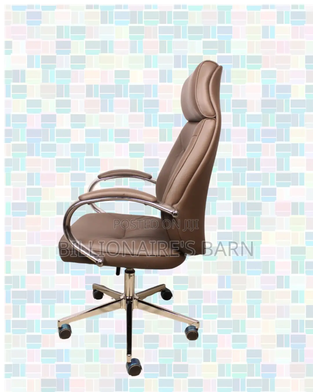 Brown Executive Chair | Posture-Friendly Build for Daily Productivity