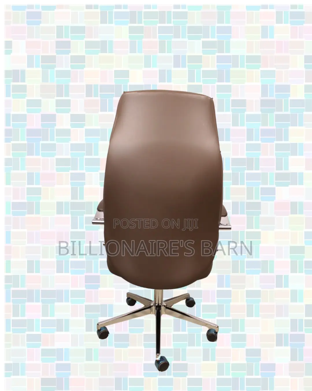 Brown Executive Chair | Posture-Friendly Build for Daily Productivity