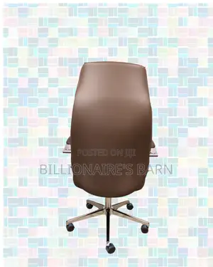 Brown Executive Chair | Posture-Friendly Build for Daily Productivity