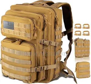 Brown Tactical Bags/ Large Back Pack