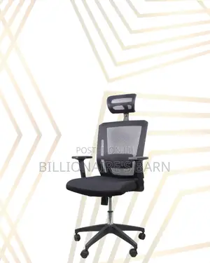 Black Mesh Chair | Posture-Friendly Build for Daily Productivity