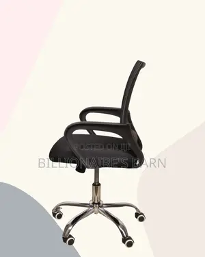 Black Compact Ergonomic Chair|Cool Airflow for Kenya’S Warm Afternoons