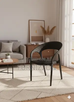 Contemporary Stackable Plastic Armchair